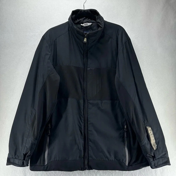 GAP Other - GAP Jacket Mens Size XL Quilted Lined Full Zip Long Sleeve Outdoor Nylon Black